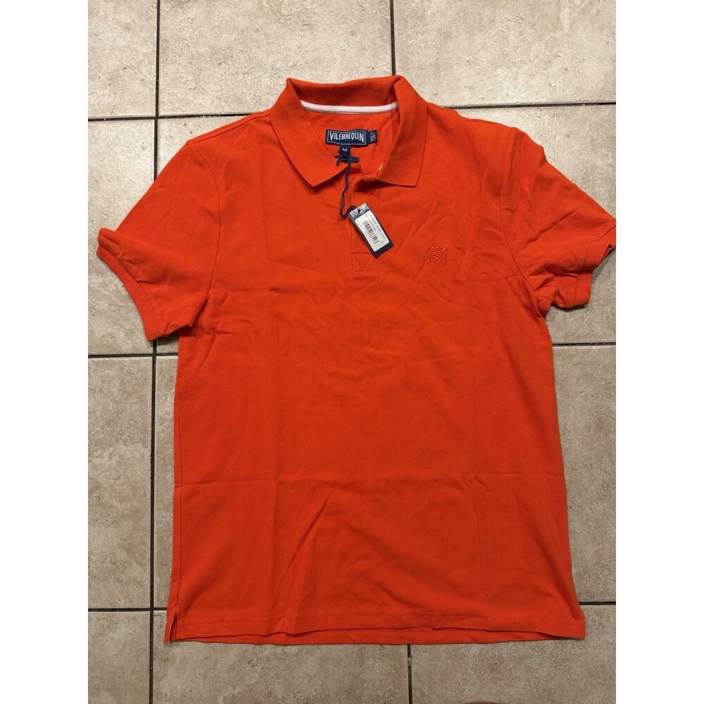 Vilebrequin Orange Men's Polo Shirt